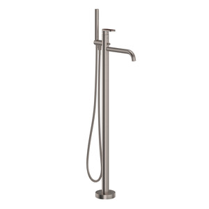 DISCONTINUED Miscelo™ Single Hole Floor Mount Tub Filler Trim - Satin Nickel | Model Number: MI05F1SDSTN