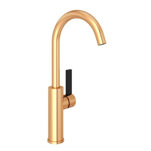 DISCONTINUED Tuario™ Bar/Food Prep Kitchen Faucet With C-Spout - Satin Gold | Model Number: TR60D1LBSG