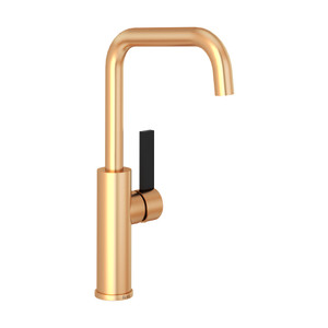 Tuario™ Bar/Food Prep Kitchen Faucet With U-Spout - Satin Gold | Model Number: TR61D1LBSG