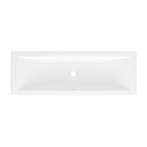 Rossendale 42" x 15" Undermount or Drop-In Lavatory Sink - Standard White (Gloss) | Model Number: DU-ROS-107-IO