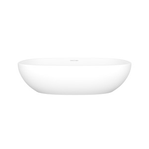 Barcelona 22" x 13" Oval Vessel Lavatory Sink - Standard White (Matte) | Model Number: VB-BAR55M-SM-IO