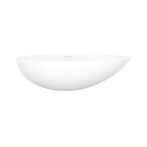 Napoli 23" x 14" Oval Vessel Lavatory Sink - Standard White (Gloss) | Model Number: VB-NAP-57-NO