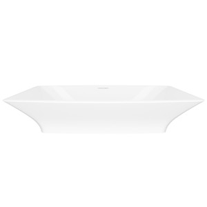 Ravello 24" x 16" Rectangular Vessel Lavatory Sink - Standard White (Gloss) | Model Number: VB-RAV-60-NO