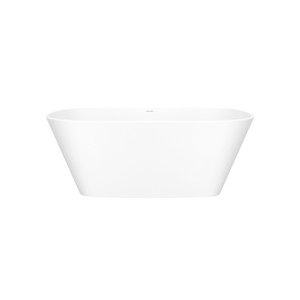 Vetralla 59" x 29" Freestanding Soaking Bathtub - Standard White (Matte) | Model Number: VETM-N-SM-NO