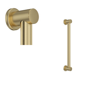 DISCONTINUED 18" Grab Bar - Satin Unlacquered Brass | Model Number: 1265SUB