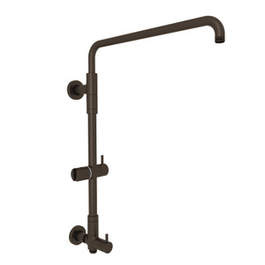 Retro-Fit Shower Column Riser With Diverter - Tuscan Brass | Model Number: L0095TCB