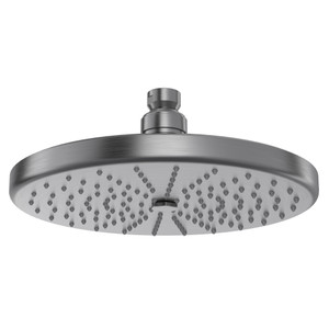 8 Inch Rodello Circular Rain Showerhead - Gun Metal | Model Number: 1075/8GM - Product Knockout