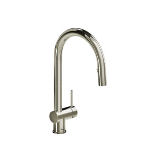 Riobel Azure™ Bridge Pull-Down Kitchen Faucet With C-Spout
