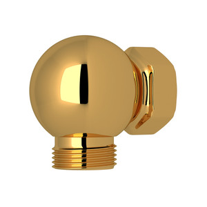 Exposed Shower Valve Outlet And Connector - Unlacquered Brass | Model Number: U.5389ULB