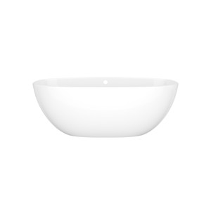 Barcelona 59 Inch x 28-1/2 Inch Freestanding Soaking Bathtub With Void - Englishcast | Model Number: BA1-N-SW-OF - Product Knockout