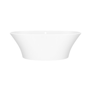 ionian 67" x 32" Freestanding Soaking Bathtub With Void - Standard White (Matte) | Model Number: INNM-N-SM-OF