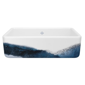 Shaws DISCONTINUED-30 Inch Lancaster White Single Bowl Farmhouse