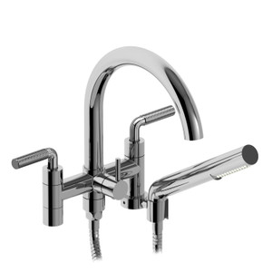 Riu Two Hole Tub Filler Without Risers - Chrome | Model Number: RU06LKNC - Product Knockout