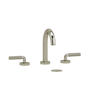Riu™ Widespread Lavatory Faucet With C-Spout - Polished Nickel | Model Number: RU08LKNPN