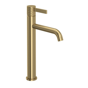 Tenerife Single Handle Tall Bathroom Faucet - Antique Gold | Model Number: TE02D1LMAG - Product Knockout