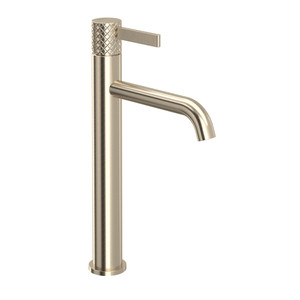 Tenerife Single Handle Tall Bathroom Faucet - Satin Nickel | Model Number: TE02D1LMSTN - Product Knockout