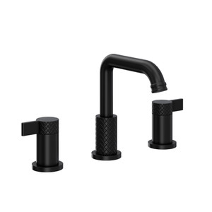 Tenerife Widespread Bathroom Faucet with U-Spout - Matte Black | Model Number: TE09D3LMMB - Product Knockout