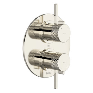 Tenerife 3/4 Inch Thermostatic & Pressure Balance Multi-Function System - Polished Nickel | Model Number: TE83W1LMPN - Product Knockout