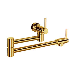 Holborn™ Pot Filler - Unlacquered Brass | Model Number: U.4899LS-ULB-2