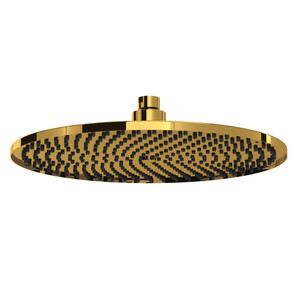 12" Rain Showerhead - Unlacquered Brass | Model Number: U.5237ULB