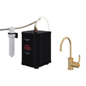 Armstrong™ Hot Water And Kitchen Filter Faucet Kit - Satin English Gold | Model Number: U.KIT1833HT-SEG-2