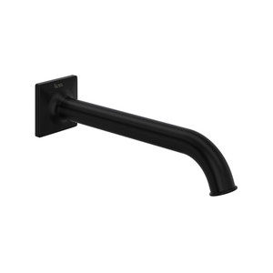 Apothecary™ Wall Mount Tub Spout - Matte Black | Model Number: AP16W1MB