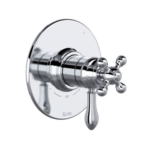 Arcana 1/2 Inch Thermostatic & Pressure Balance Trim with 5 Functions (Shared) with Lever Handle - Polished Chrome | Model Number: TAC45W1LMAPC - Product Knockout