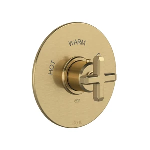 Apothecary™ 3/4" Thermostatic Trim Without Volume Control - Antique Gold | Model Number: TAP13W1XMAG