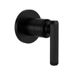 Apothecary Trim For Volume Control And Diverter with Lever Handle - Matte Black | Model Number: TAP18W1LMMB - Product Knockout