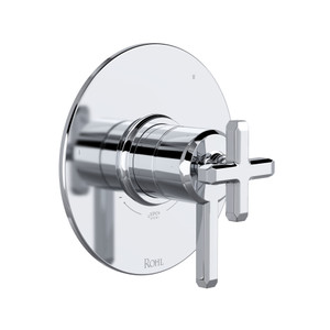 Apothecary 1/2 Inch Thermostatic & Pressure Balance Trim with 5 Functions (Shared) with Lever Handle - Polished Chrome | Model Number: TAP45W1LMAPC - Product Knockout