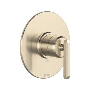 Apothecary 1/2 Inch Pressure Balance Trim with Lever Handle - Satin Nickel | Model Number: TAP51W1LMSTN - Product Knockout