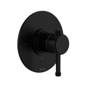 Campo 1/2 Inch Pressure Balance Trim with Lever Handle - Matte Black | Model Number: TCP51W1ILMB - Product Knockout