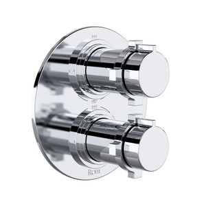 Lombardia® 3/4" Therm & Pressure Balance Trim With 6 Functions - Polished Chrome | Model Number: TLB46W1XMAPC