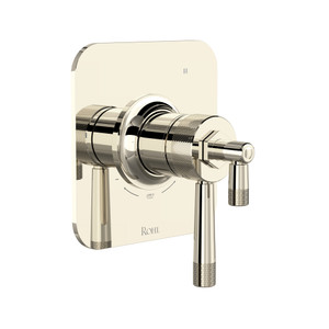 Graceline 1/2 Inch Thermostatic & Pressure Balance Trim with 5 Functions (Shared) with Lever Handle - Polished Nickel | Model Number: TMB45W1LMPN - Product Knockout