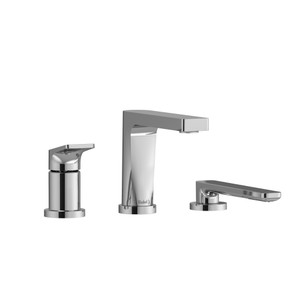 Ode 3-Hole Deck Mount Tub Filler Trim with Lever Handle - Chrome | Model Number: TOD10C - Product Knockout