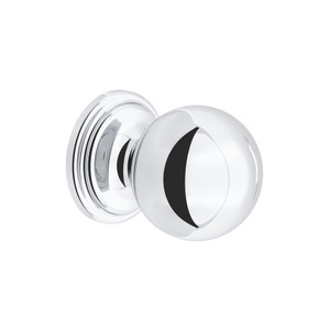 Small Rounded Drawer Pull Handle - Polished Chrome | Model Number: U.6561APC - Product Knockout