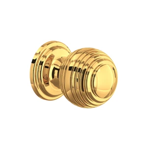 Small Contour Drawer Pull Knobs - Set of 5 - English Gold | Model Number: U.6571EG
