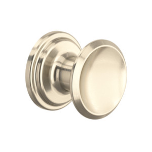 Small Concave Drawer Pull Knobs - Set of 5 - Satin Nickel | Model Number: U.6591STN