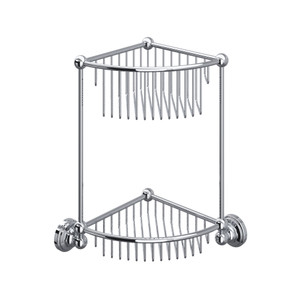 Two Tier Corner Basket - Polished Chrome | Model Number: U.6959APC