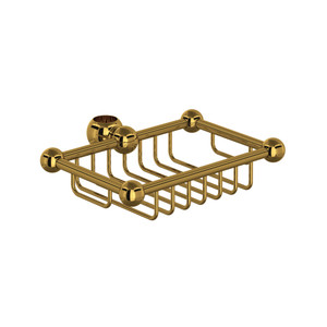 Basket for Slide Bar,  Ø Of 19mm (3/4") - Unlacquered Brass | Model Number: U.6968ULB