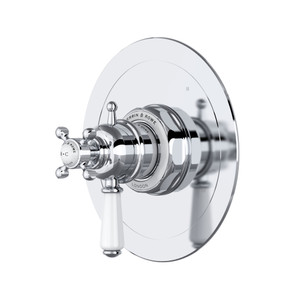 Edwardian™ 1/2" Therm & Pressure Balance Trim With 5 Functions - Polished Chrome | Model Number: U.TEW45W1L-APC