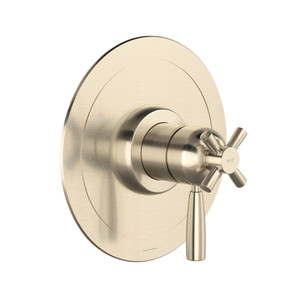 Holborn 1/2 Inch Thermostatic & Pressure Balance Trim with 2 Functions (No Share) with Lever Handle - Satin Nickel | Model Number: U.THB44W1LS-STN - Product Knockout