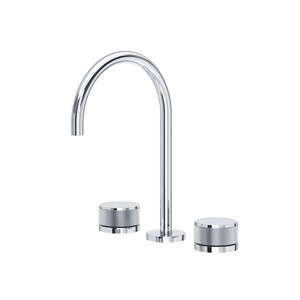 Amahle™ Widespread Lavatory Faucet With C-Spout - Polished Chrome | Model Number: AM08D3IWAPC