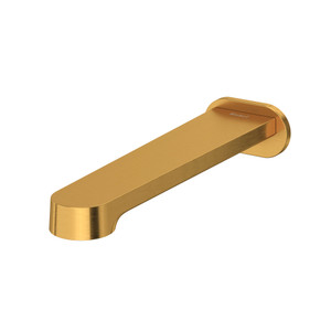 Nibi Wall Mount Tub Spout - Brushed Gold | Model Number: NB80BG - Product Knockout