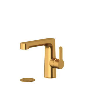 Nibi Single Handle Bathroom Faucet With Side Handle - Brushed Gold | Model Number: NBS01SHBG - Product Knockout