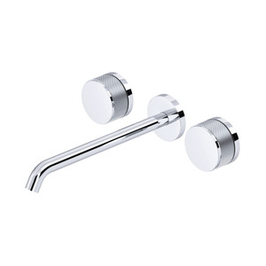 Amahle Wall Mount Tub Filler Trim With C-Spout - Polished Chrome | Model Number: TAM06W3IWAPC - Product Knockout