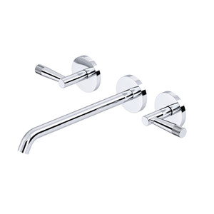 Amahle™ Wall Mount Tub Filler Trim With C-Spout - Polished Chrome | Model Number: TAM06W3LMAPC
