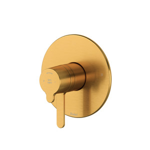 Nibi 1/2" Thermostatic & Pressure Balance Trim With 2 Functions - Brushed Gold | Model Number: TNB44BG - Product Knockout