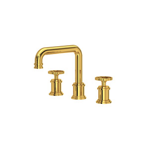 Armstrong Widespread Bathroom Faucet With U-Spout - Unlacquered Brass | Model Number: U.AR09D3IWULB - Product Knockout