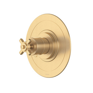Armstrong™ 3/4" Thermostatic Trim Without Volume Control - Satin English Gold | Model Number: U.TAR13W1XMSEG